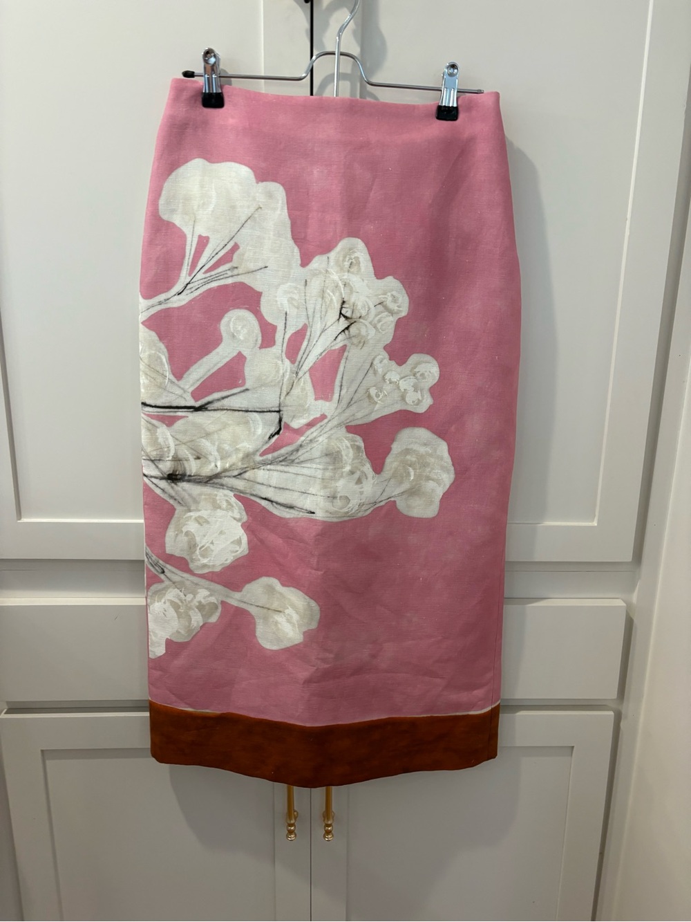 Zara Pink Floral Skirt